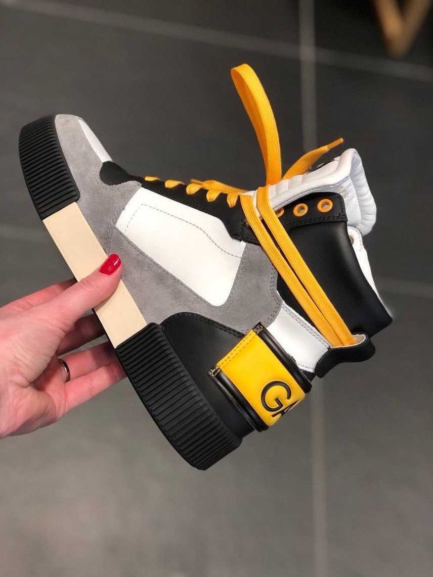 DOLCE & GABBANA Sneakers side view - Men's luxury Shoes