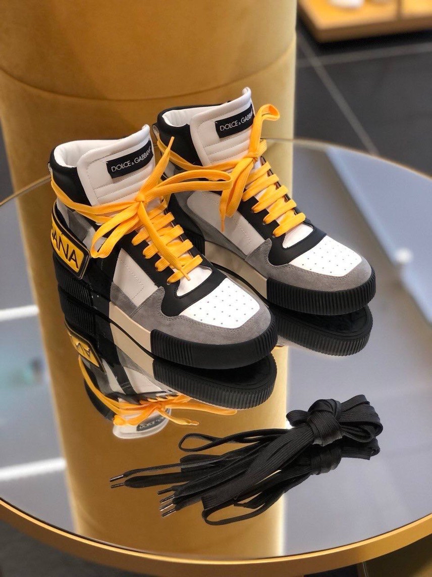 DOLCE & GABBANA Sneakers side view - Men's luxury Shoes