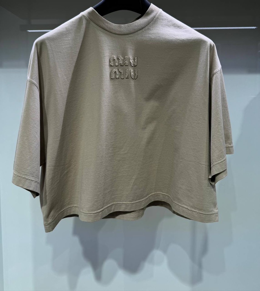 MIU MIU T-shirt and Polo front view - Women's luxury Clothes