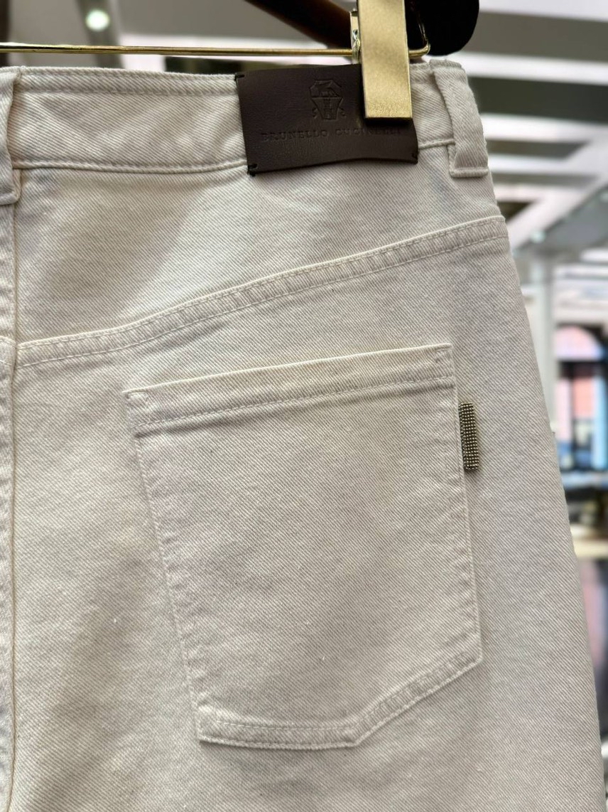 BRUNELLO CUCINELLI Denim side view - Women's luxury Clothes