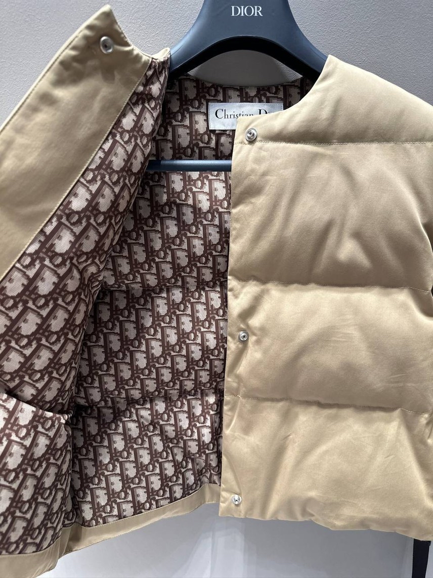 DIOR Down jacket side view - Women's luxury Clothes