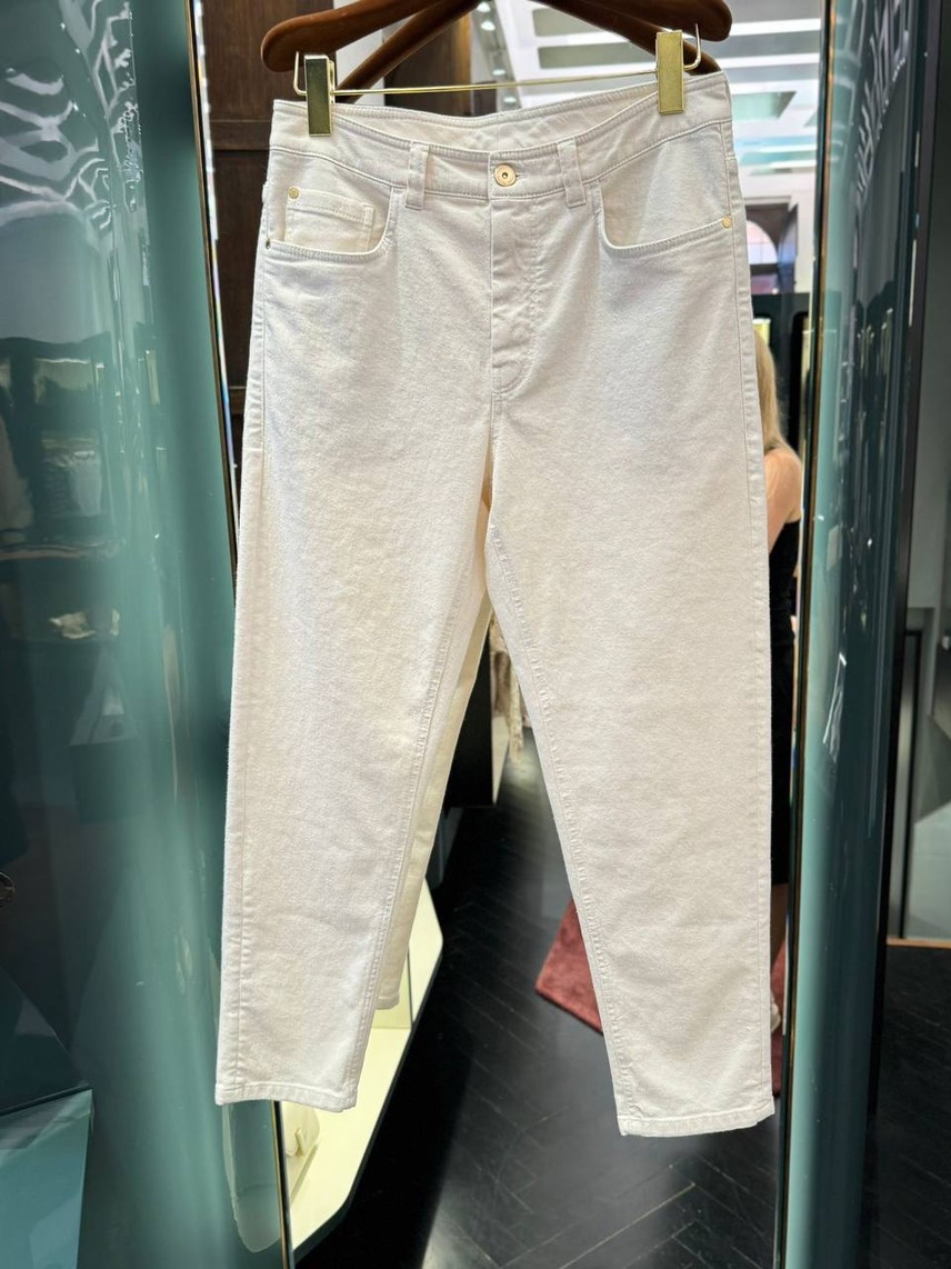 BRUNELLO CUCINELLI Denim front view - Women's luxury Clothes