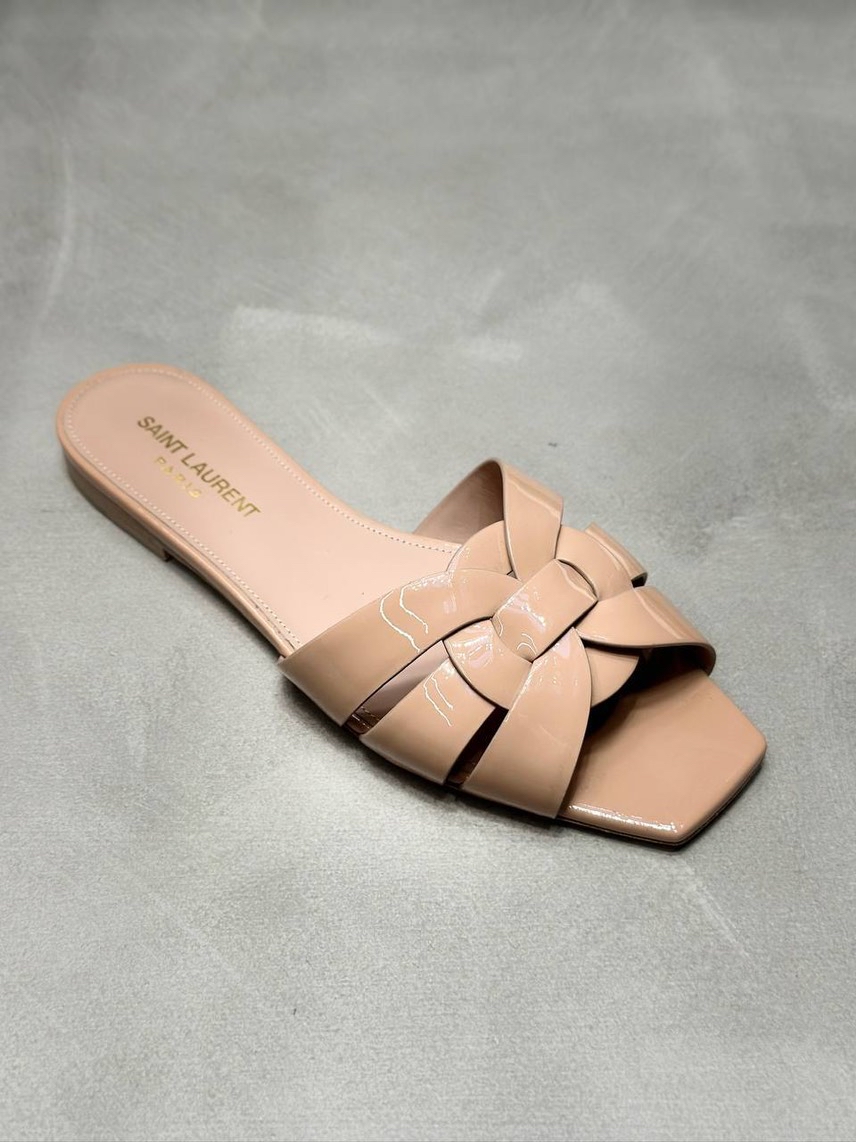 YVES SAINT LAURENT Slides front view - Women's luxury Shoes