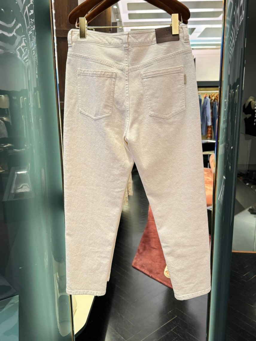 BRUNELLO CUCINELLI Denim side view - Women's luxury Clothes