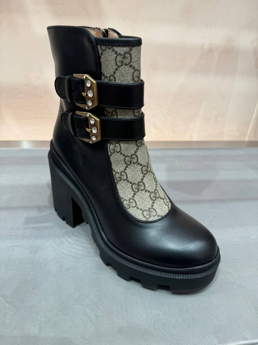 GUCCI Boots side view - Women's luxury Shoes