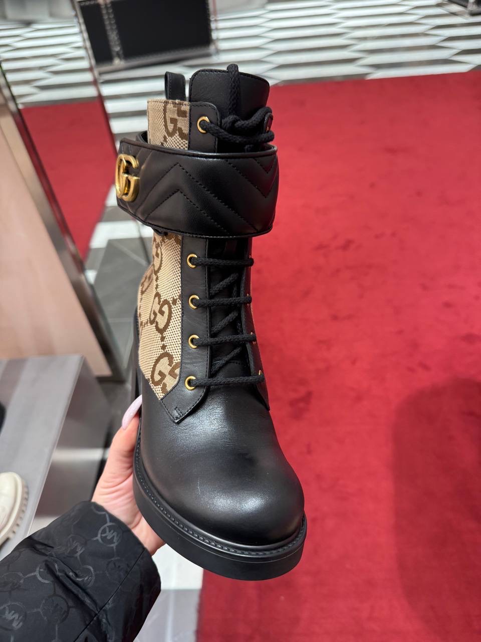 GUCCI Boots side view - Women's luxury Shoes
