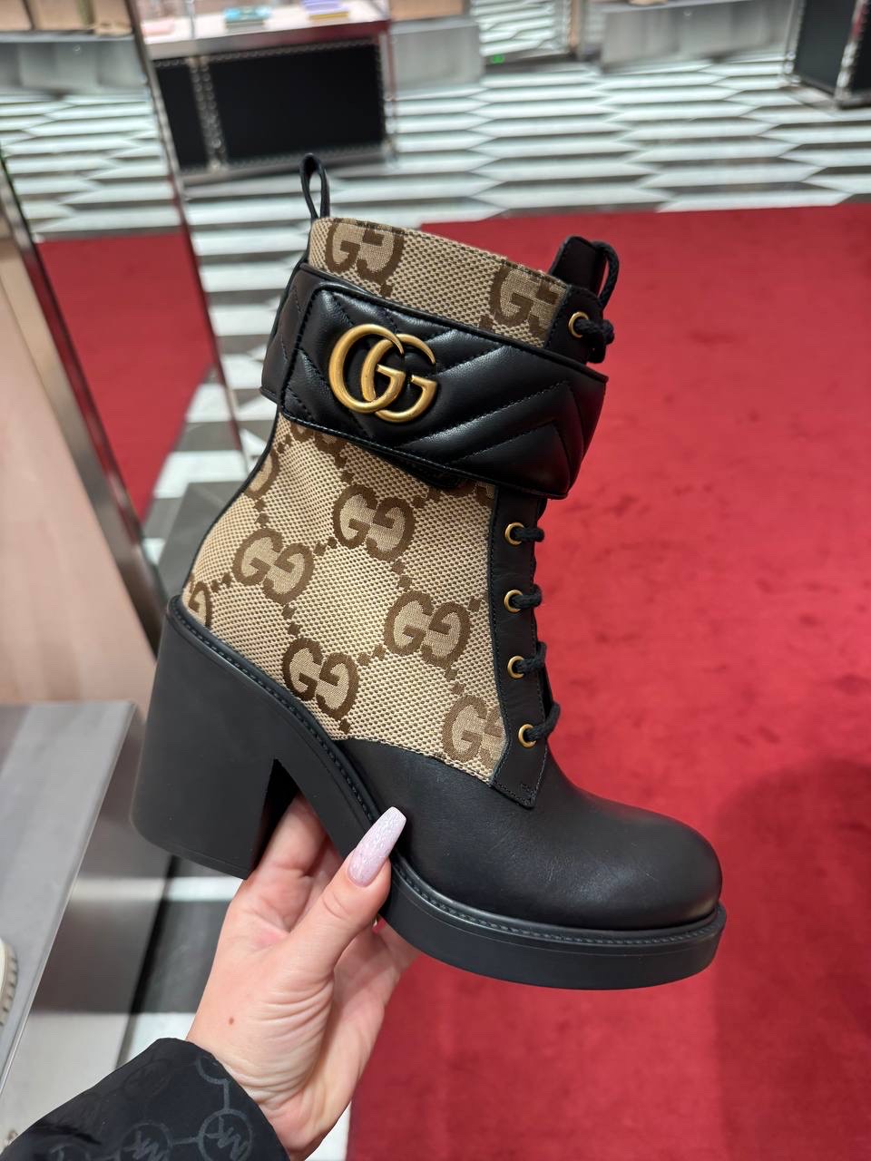 GUCCI Boots front view - Women's luxury Shoes