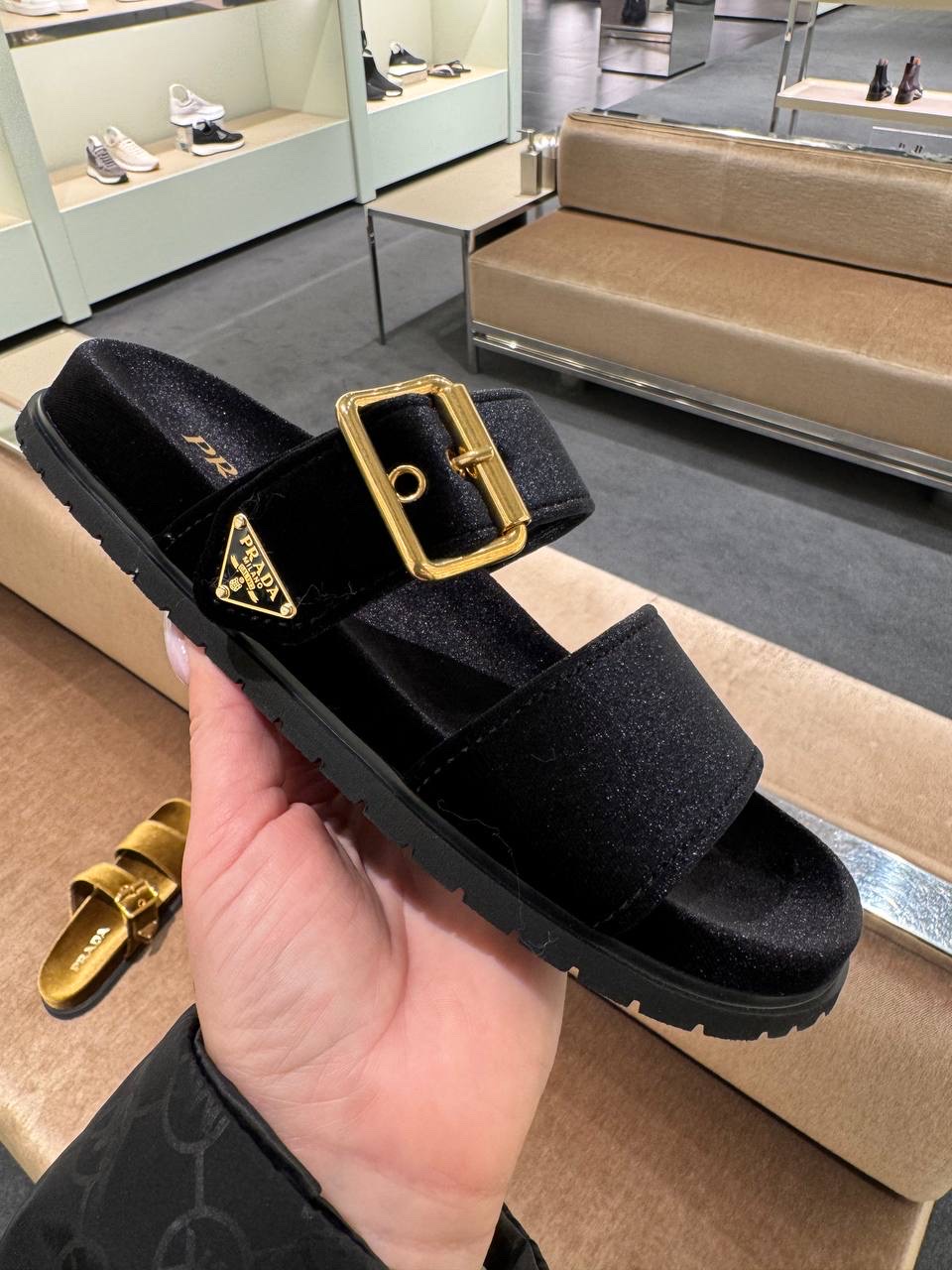 PRADA Sandals front view - Women's luxury Shoes