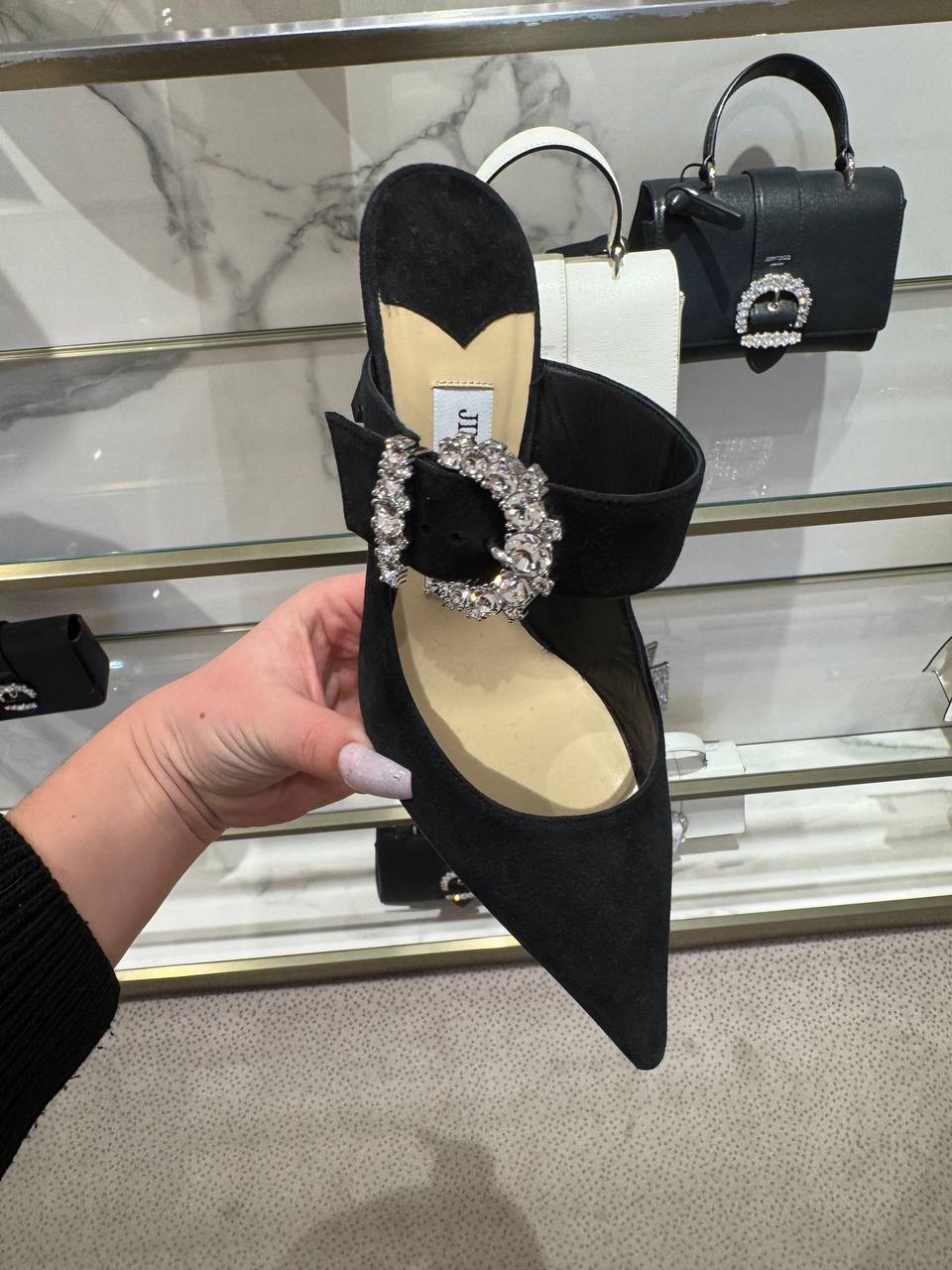 JIMMY CHOO Sandals side view - Women's luxury Shoes