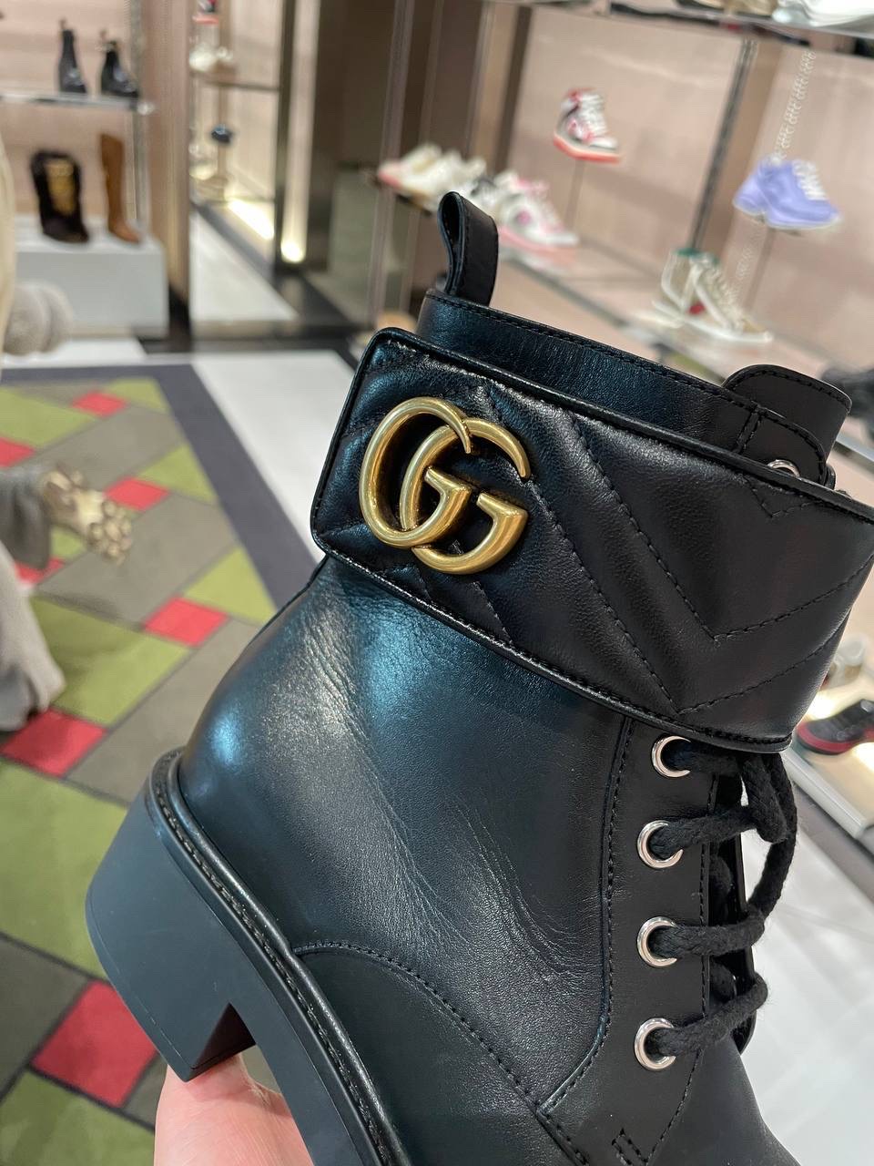 GUCCI Boots side view - Women's luxury Shoes