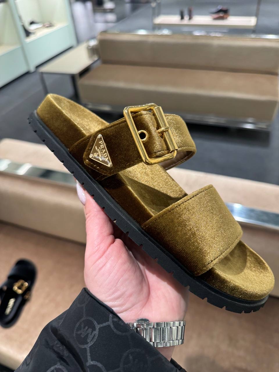 PRADA Sandals front view - Women's luxury Shoes