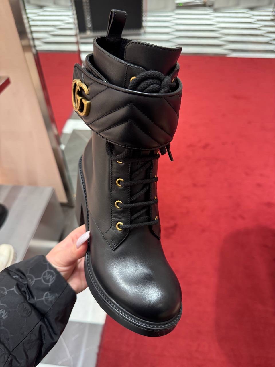 GUCCI Boots side view - Women's luxury Shoes