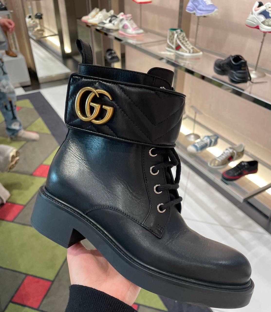GUCCI Boots front view - Women's luxury Shoes