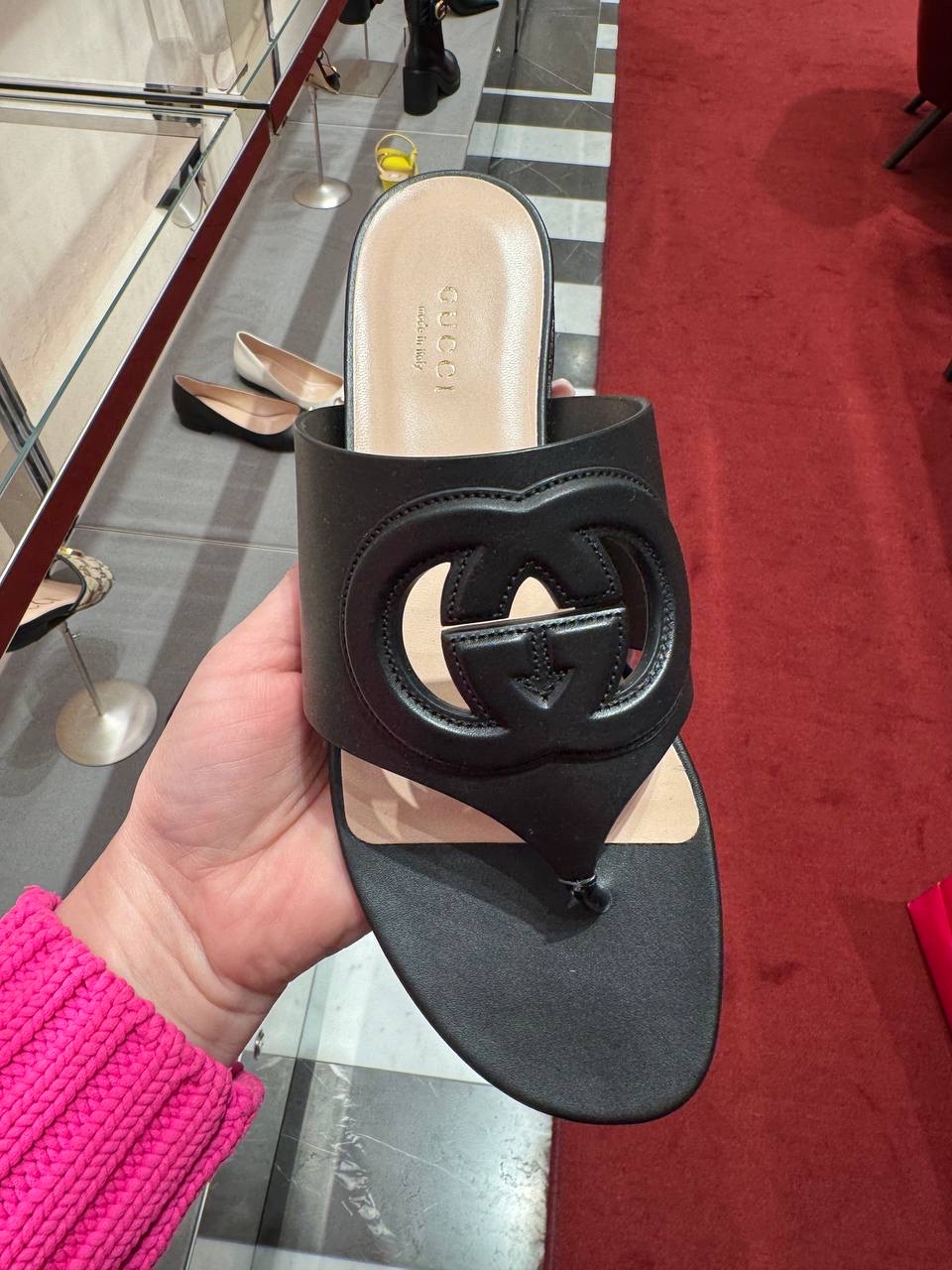 GUCCI Slides side view - Women's luxury Shoes