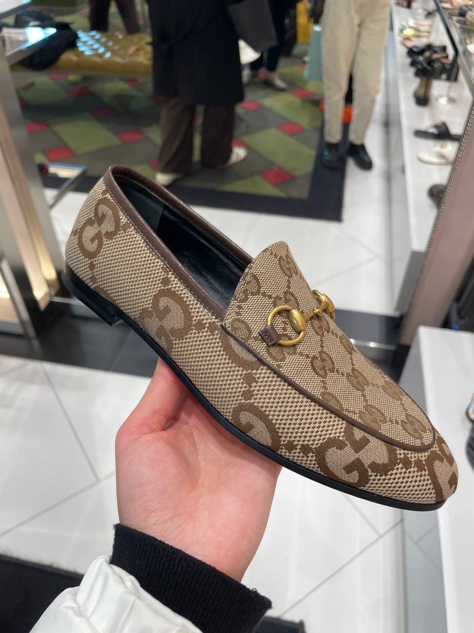 GUCCI Moccasins front view - Women's luxury Shoes
