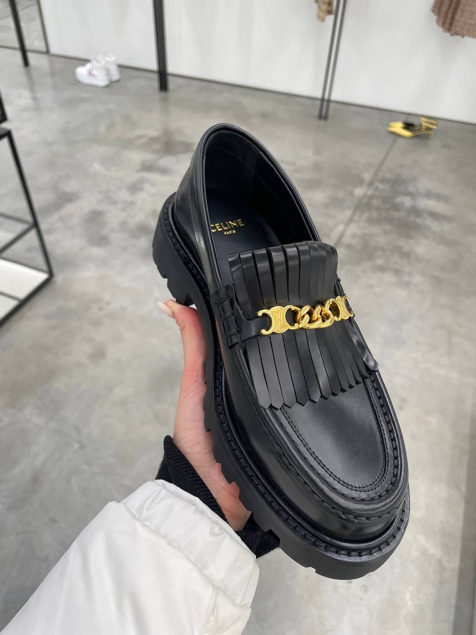 CELINE Loafers front view - Women's luxury Shoes