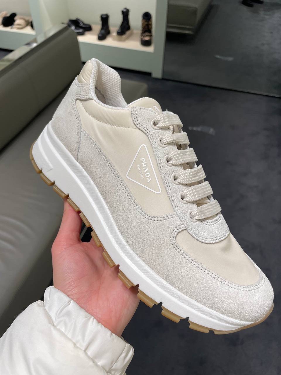 PRADA Sneakers front view - Women's luxury Shoes