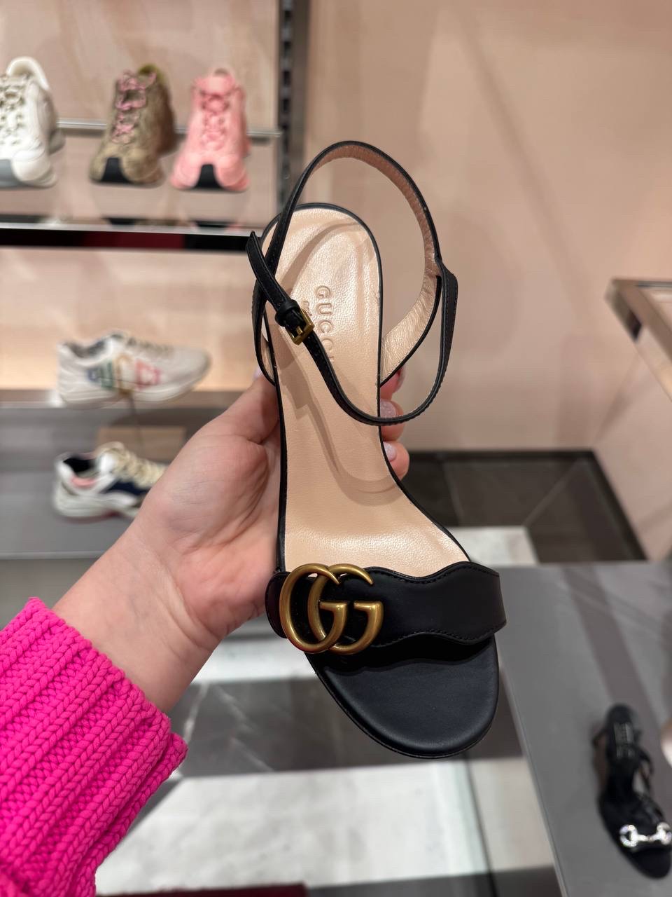 GUCCI Sandals side view - Women's luxury Shoes