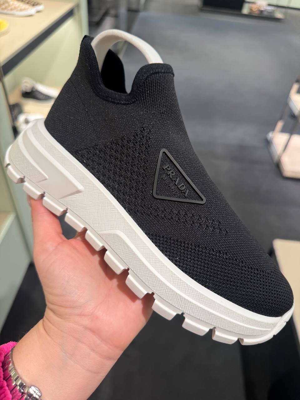 PRADA Sneakers front view - Women's luxury Shoes