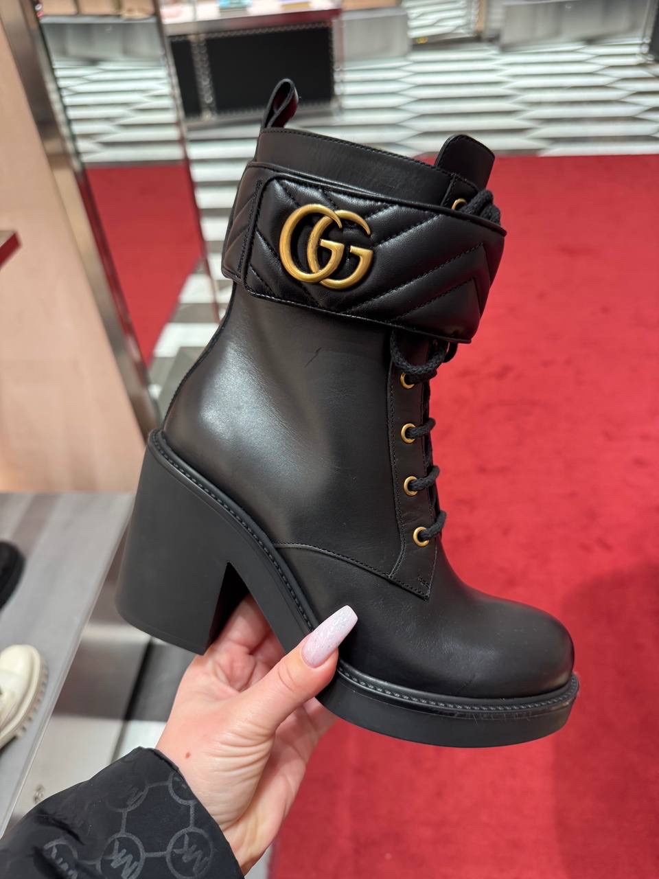 GUCCI Boots front view - Women's luxury Shoes
