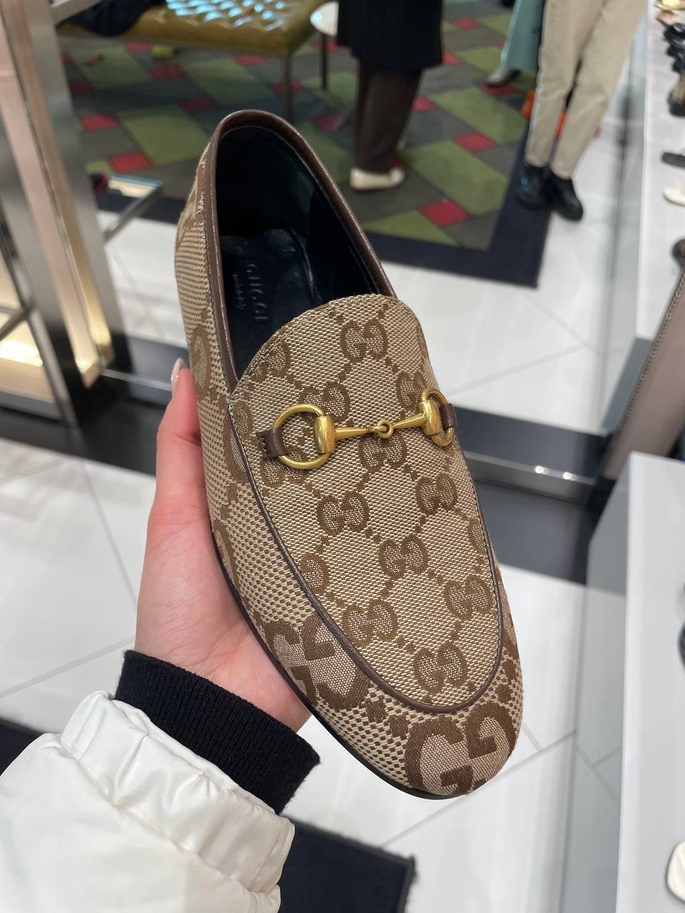 GUCCI Moccasins side view - Women's luxury Shoes