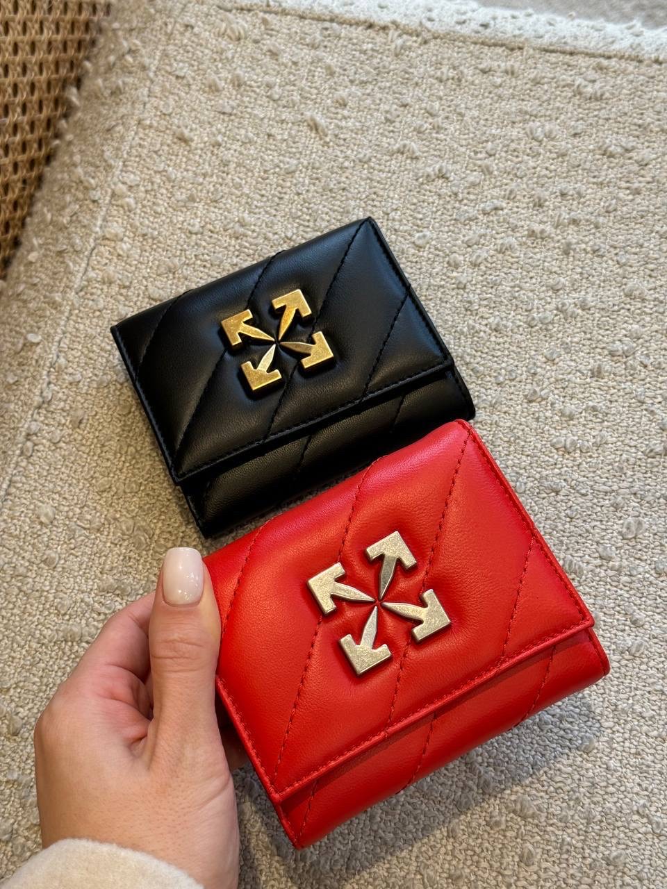 OFF-WHITE Wallets and small leather goods front view - Women's luxury Accessories