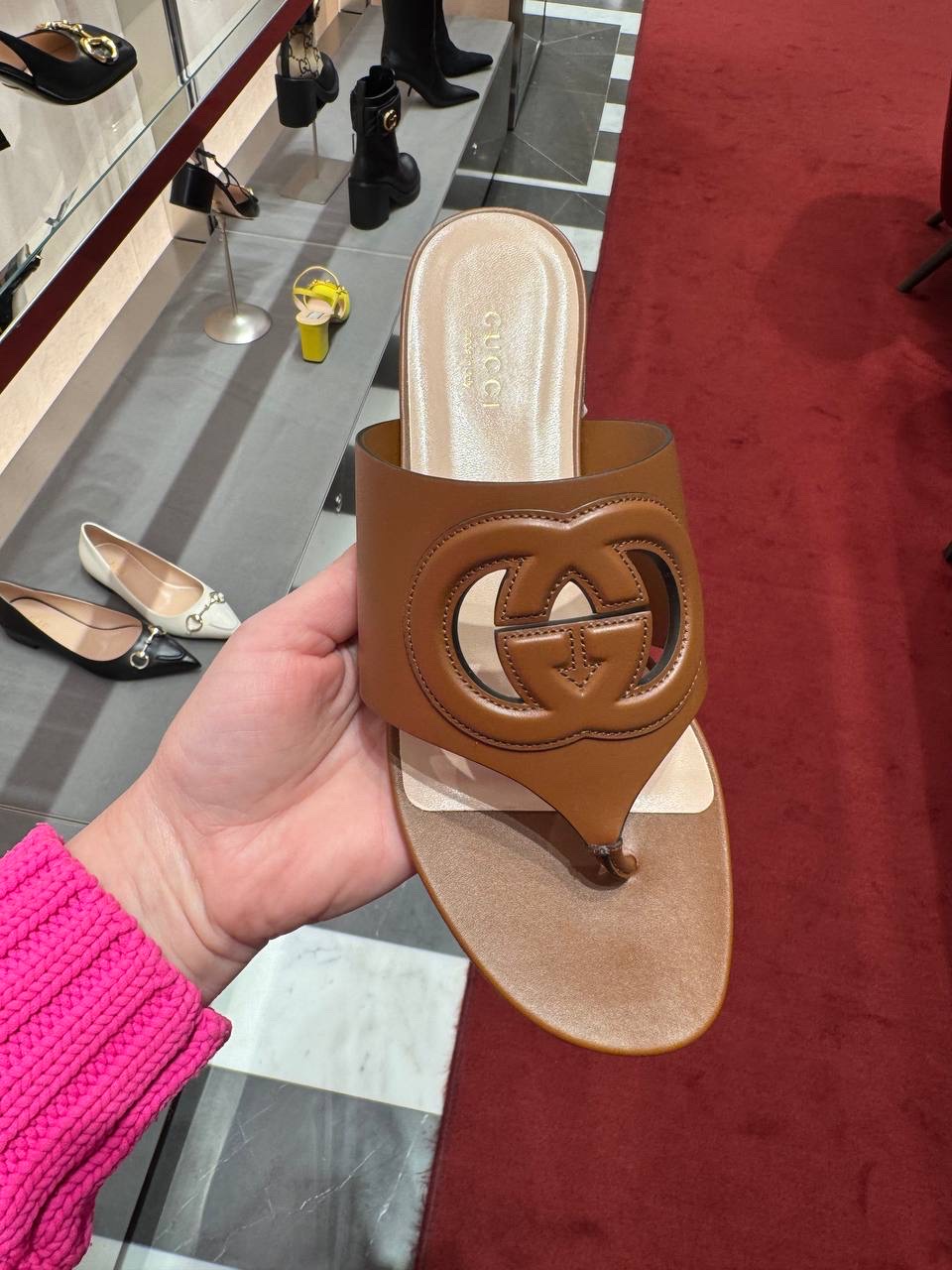 GUCCI Slides side view - Women's luxury Shoes