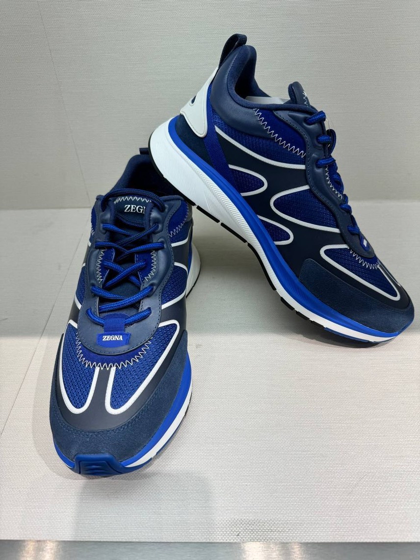 ERMENEGILDO ZEGNA Sneakers front view - Men's luxury Shoes