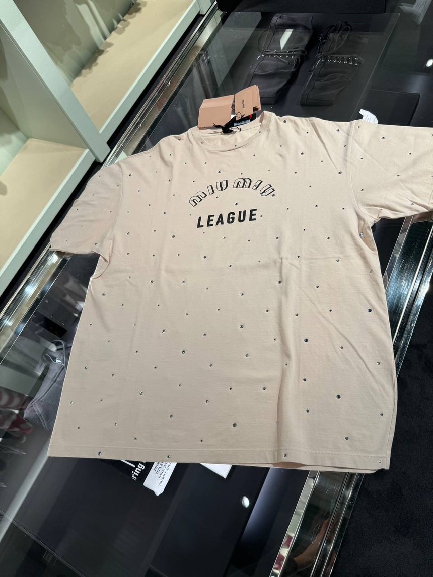 MIU MIU T-shirt and Polo front view - Women's luxury Clothes