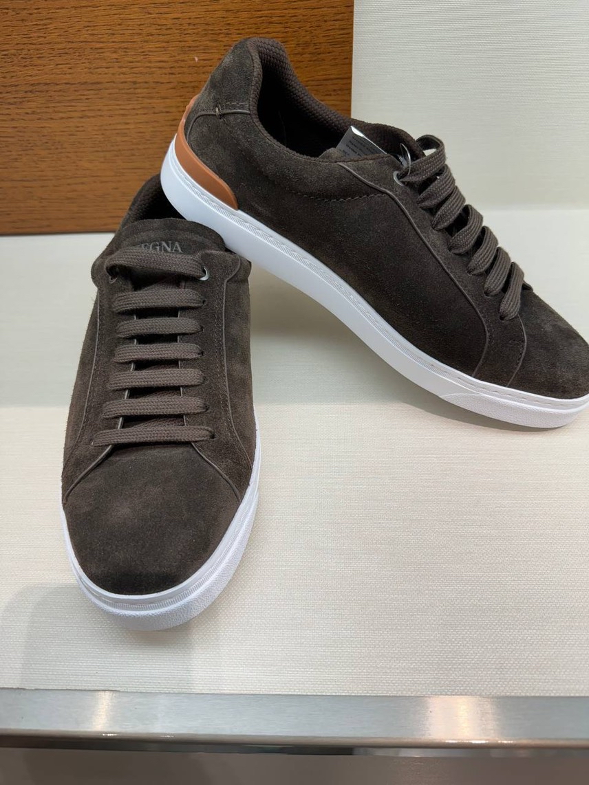 ERMENEGILDO ZEGNA Sneakers front view - Men's luxury Shoes
