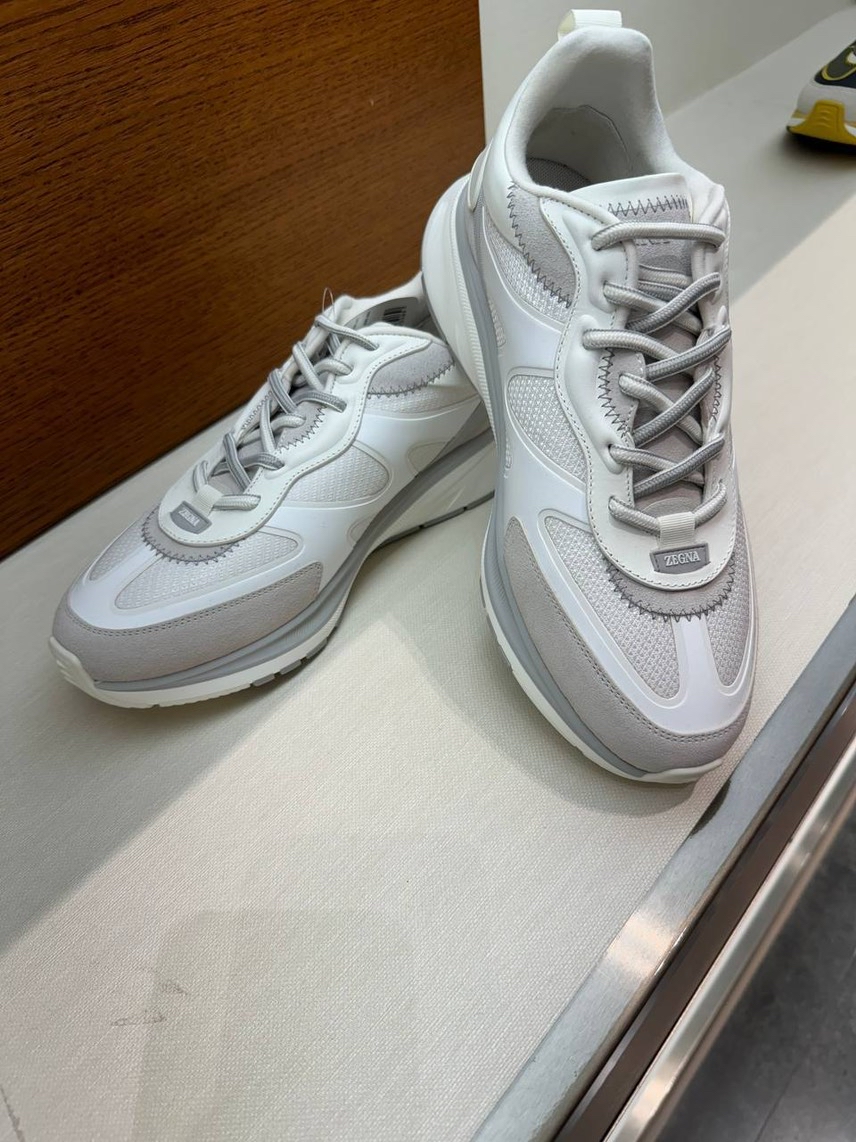 ERMENEGILDO ZEGNA Sneakers front view - Men's luxury Shoes