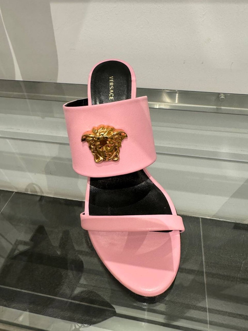 VERSACE Sandals side view - Women's luxury Shoes