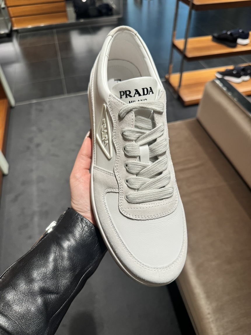 PRADA Sneakers side view - Men's luxury Shoes
