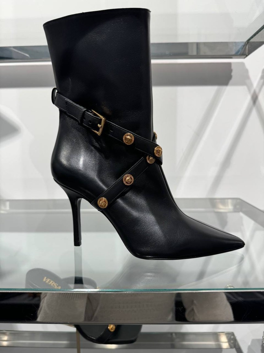 VERSACE Boots front view - Women's luxury Shoes