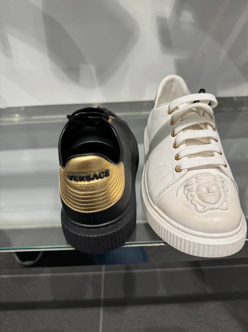 VERSACE Sneakers side view - Women's luxury Shoes