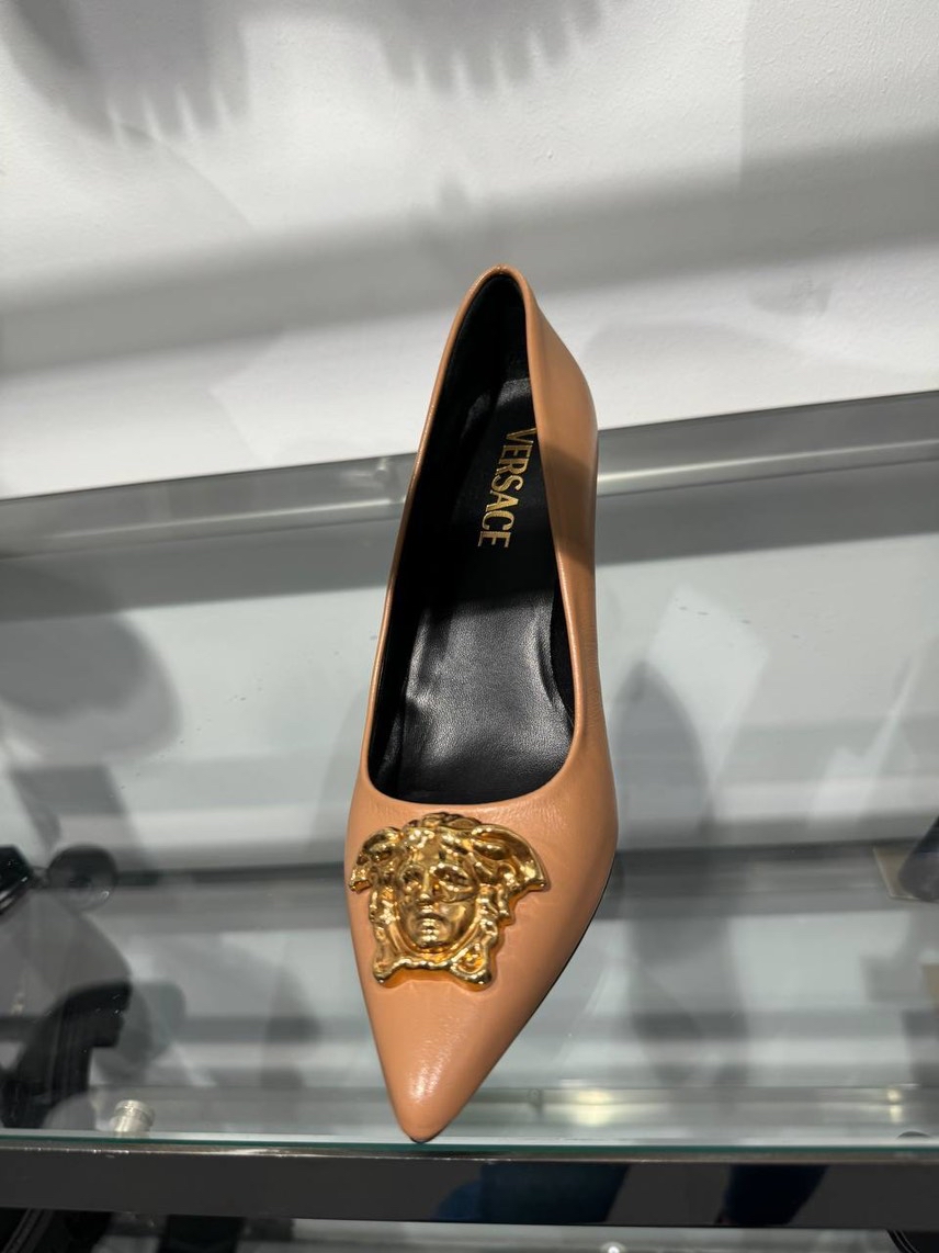 VERSACE Pumps side view - Women's luxury Shoes