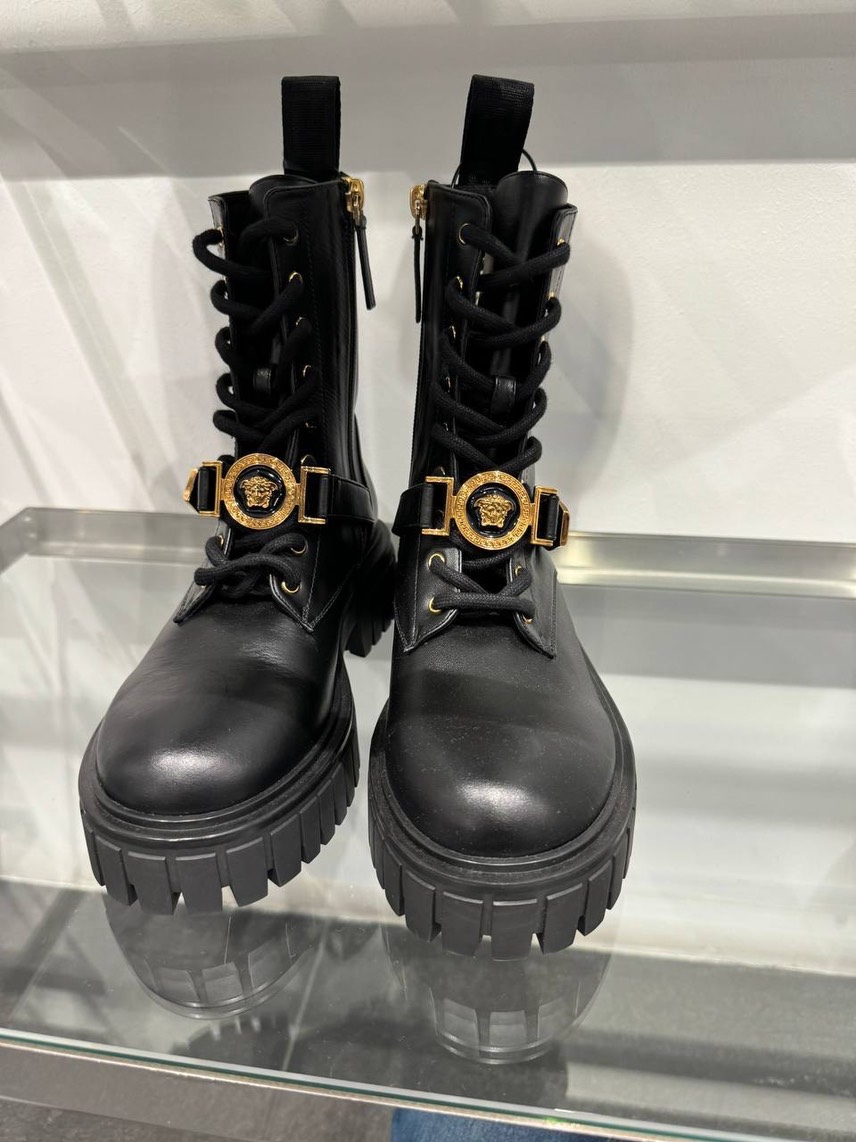VERSACE Boots side view - Women's luxury Shoes