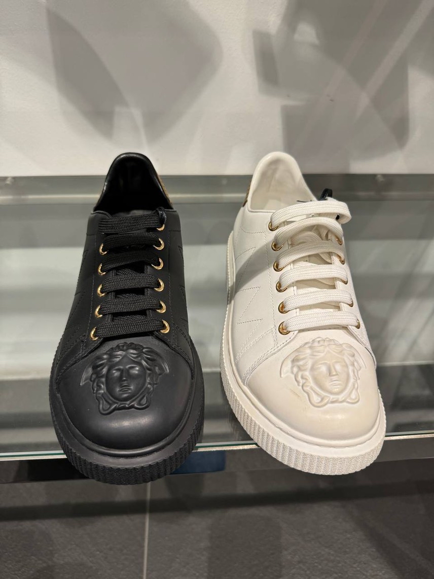 VERSACE Sneakers side view - Women's luxury Shoes