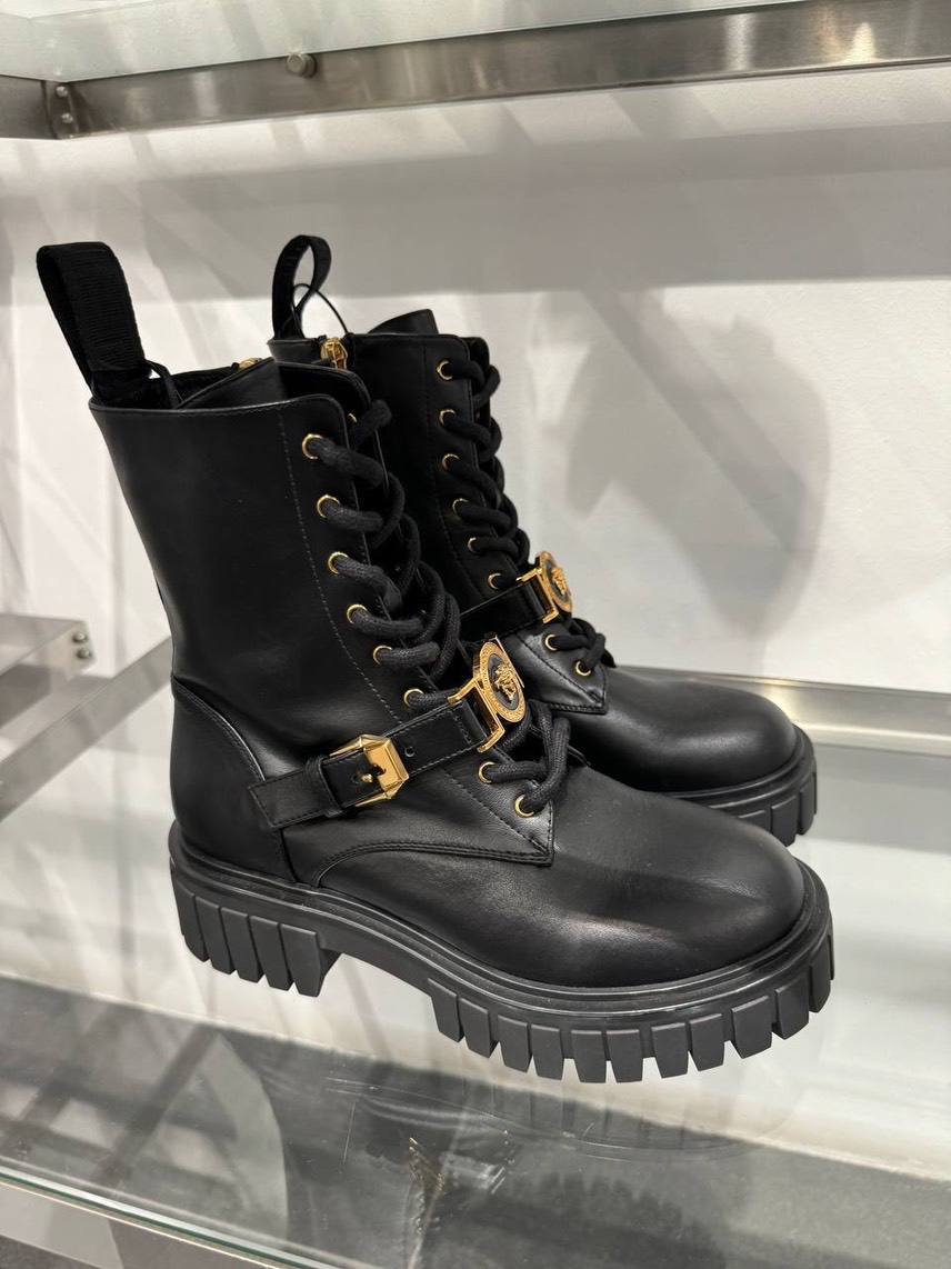 VERSACE Boots front view - Women's luxury Shoes