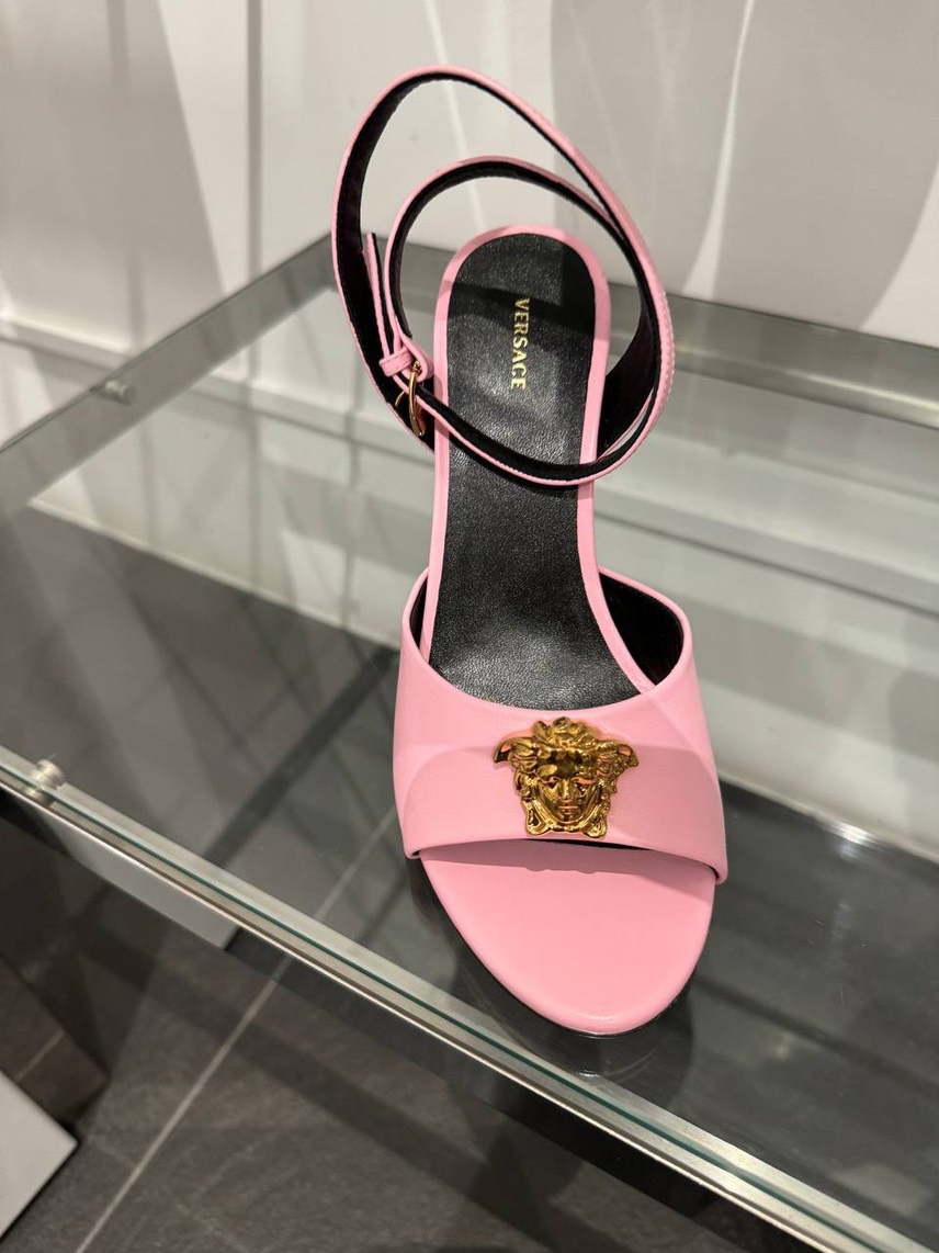 VERSACE Sandals side view - Women's luxury Shoes