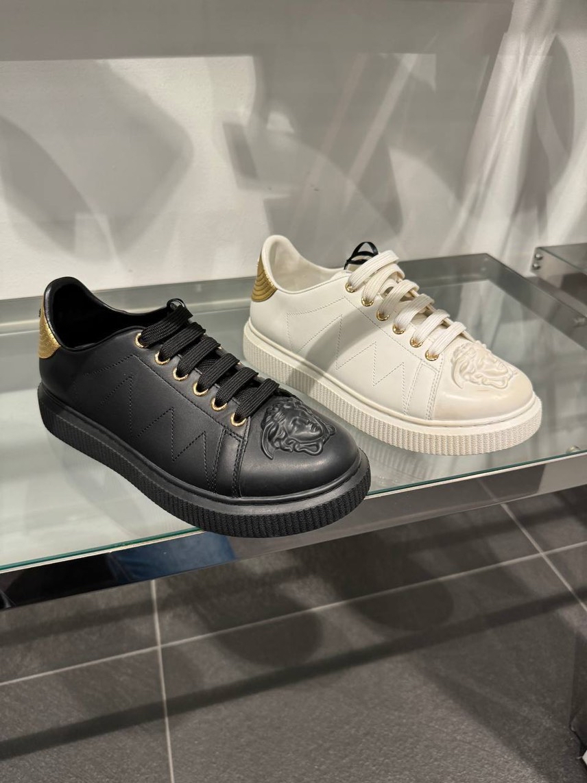 VERSACE Sneakers side view - Women's luxury Shoes