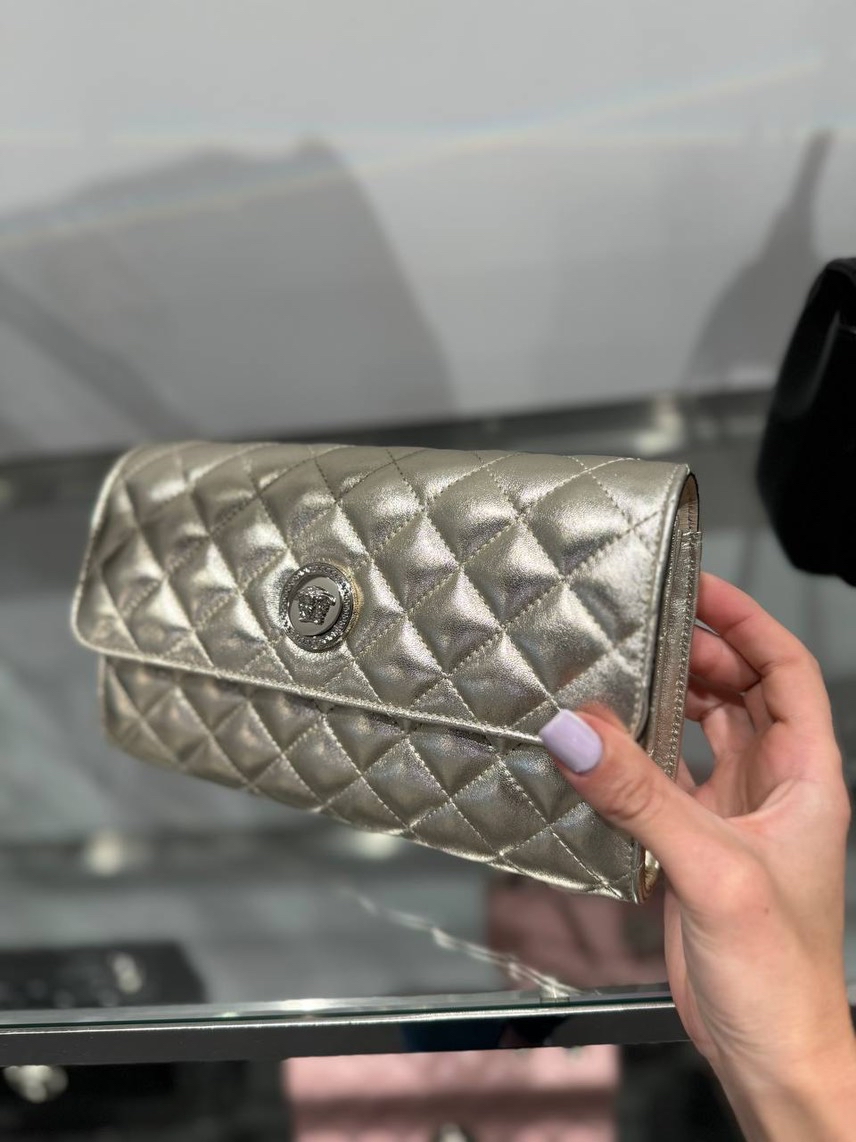 VERSACE Clutch bags side view - Women's luxury Bags
