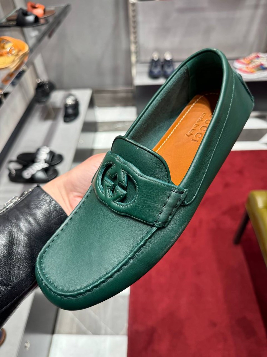 VERSACE Moccasins front view - Men's luxury Shoes