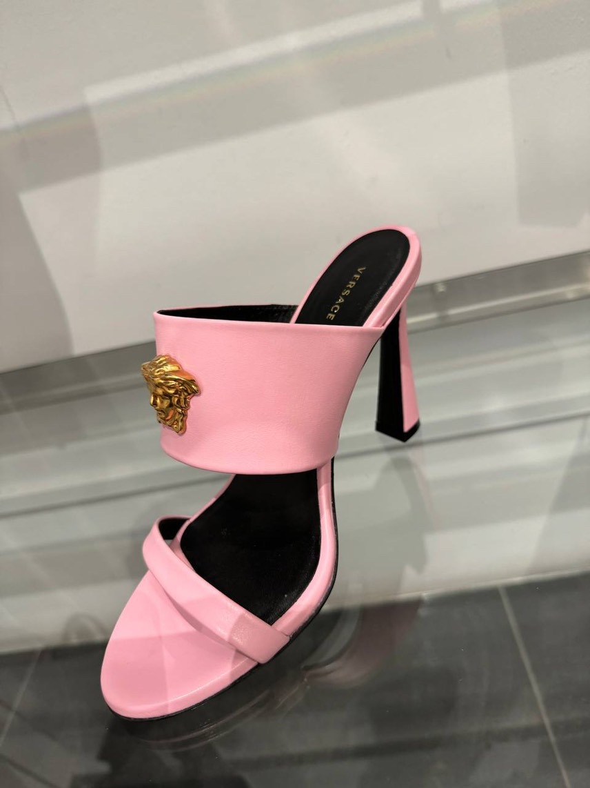 VERSACE Sandals side view - Women's luxury Shoes