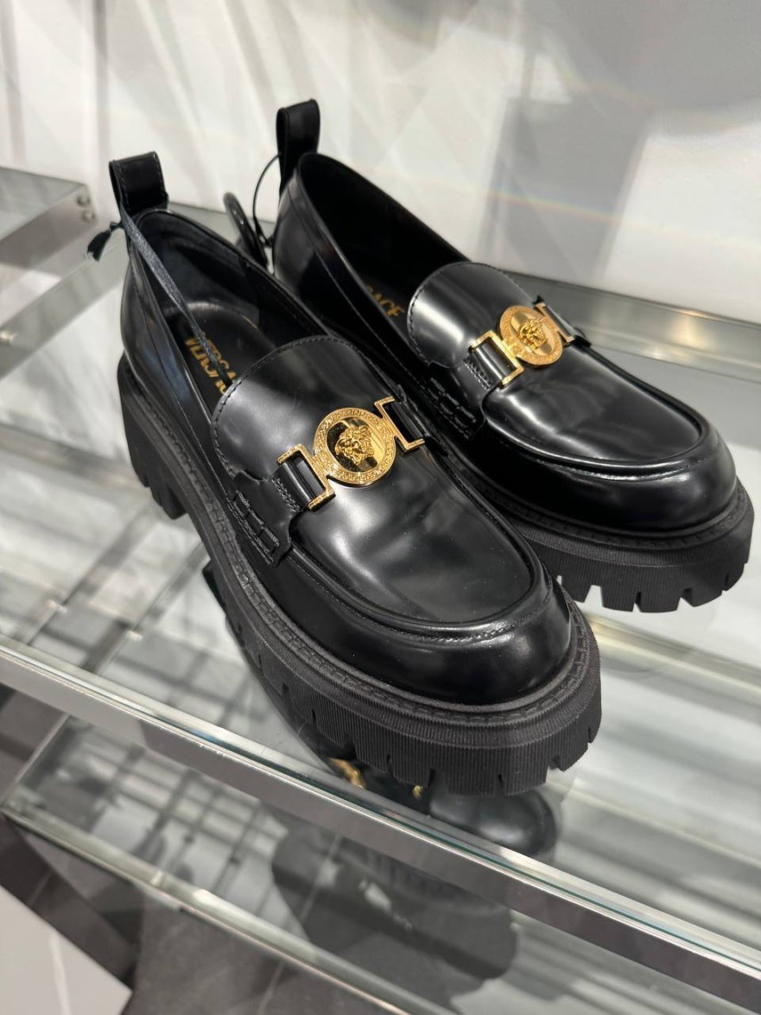 VERSACE Loafers side view - Women's luxury Shoes