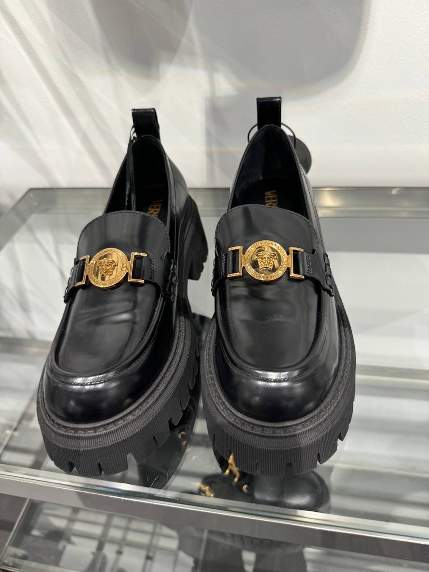 VERSACE Loafers side view - Women's luxury Shoes