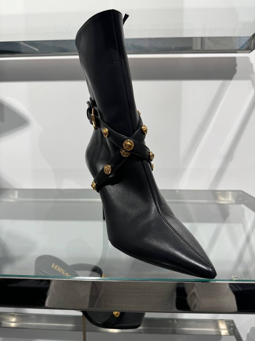 VERSACE Boots side view - Women's luxury Shoes