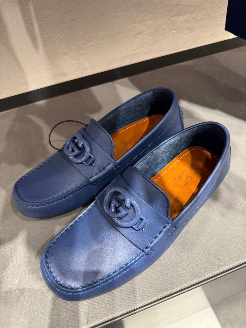 GUCCI Moccasins front view - Men's luxury Shoes