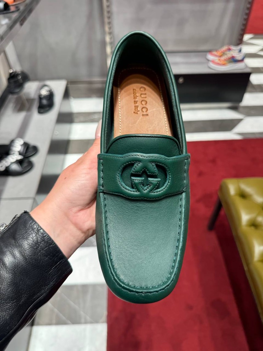 VERSACE Moccasins side view - Men's luxury Shoes