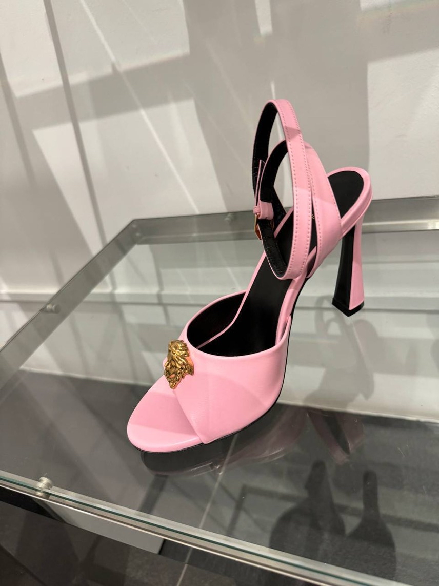 VERSACE Sandals side view - Women's luxury Shoes